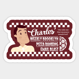 Charles Boyle's Pizza Email Blast Sticker